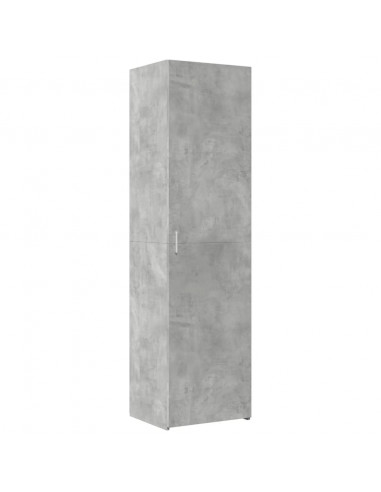 Credenza Grigio Cemento 50x42,5x185 cm in Legno Multistrato