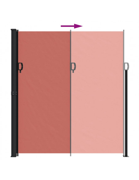 Tenda da Sole Laterale Retrattile Terracotta 220x600 cm