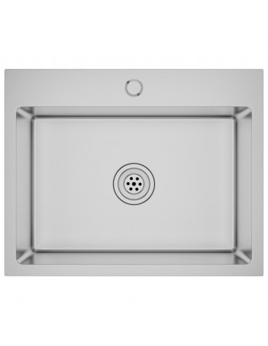 Lavello da Cucina Lavorato a Mano in Acciaio Inox