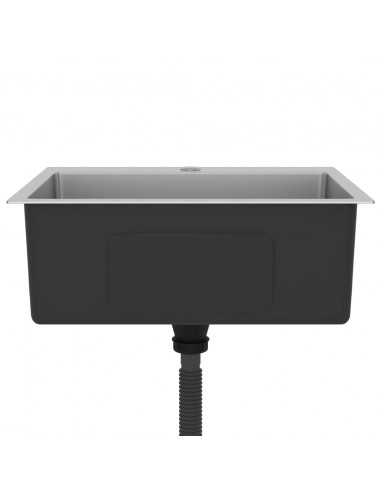 Lavello da Cucina Lavorato a Mano in Acciaio Inox