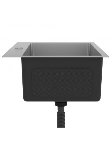 Lavello da Cucina Lavorato a Mano in Acciaio Inox