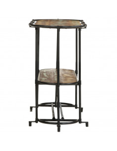 Tavolo Consolle 110x42x76 cm in Legno Massello di Recupero 2