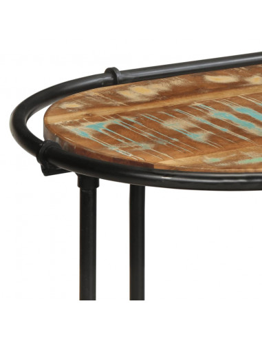 Tavolo Consolle 110x42x76 cm in Legno Massello di Recupero