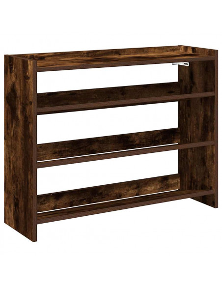 Scarpiera Rovere Fumo 80x25x61,5 cm in Truciolato