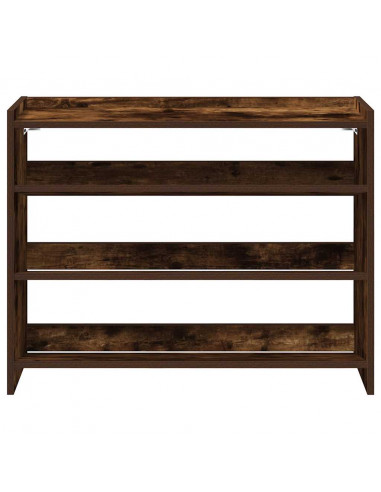 Scarpiera Rovere Fumo 80x25x61,5 cm in Truciolato