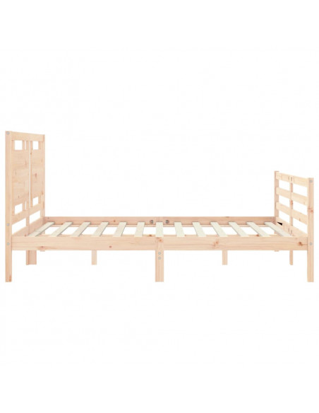 Giroletto con Testiera King Size in Legno Massello