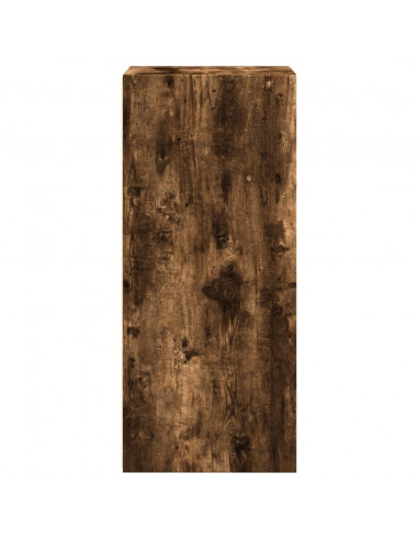 Credenza Rovere Fumo 40x41x93 cm in Legno Multistrato