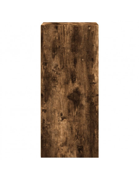 Credenza Rovere Fumo 40x41x93 cm in Legno Multistrato