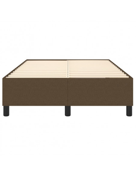 Giroletto a Molle Marrone Scuro 120x200 cm in Tessuto