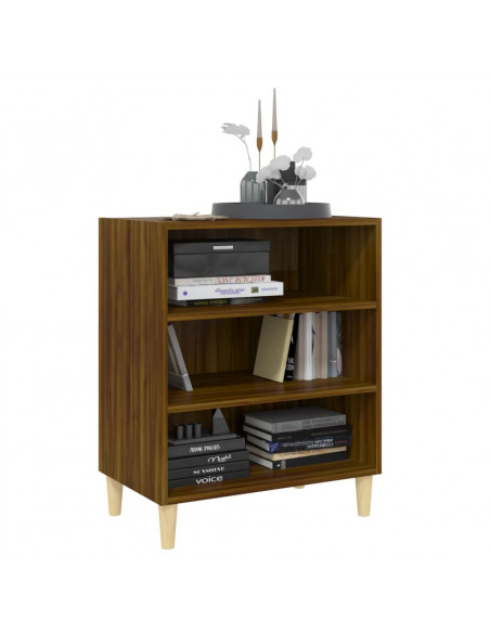 Credenza Rovere Marrone 57x35x70 cm in Truciolato