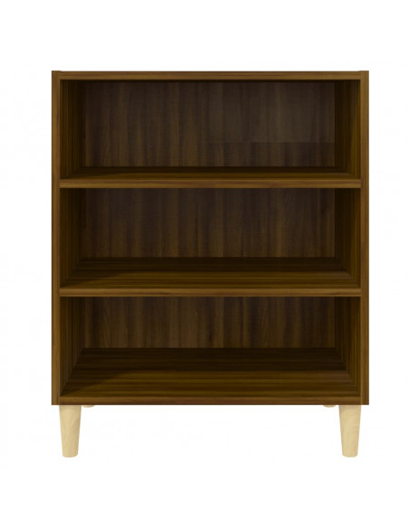 Credenza Rovere Marrone 57x35x70 cm in Truciolato