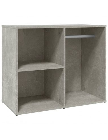 Armadietto Cosmetici Grigio Cemento 80x40x65 Legno Multistrato