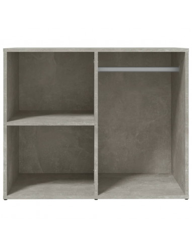 Armadietto Cosmetici Grigio Cemento 80x40x65 Legno Multistrato