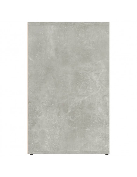 Armadietto Cosmetici Grigio Cemento 80x40x65 Legno Multistrato