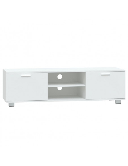 Mobile Porta TV Bianco 140x40,5x35 cm in Legno Multistrato