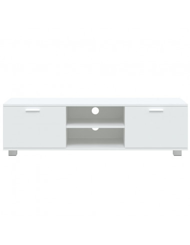 Mobile Porta TV Bianco 140x40,5x35 cm in Legno Multistrato