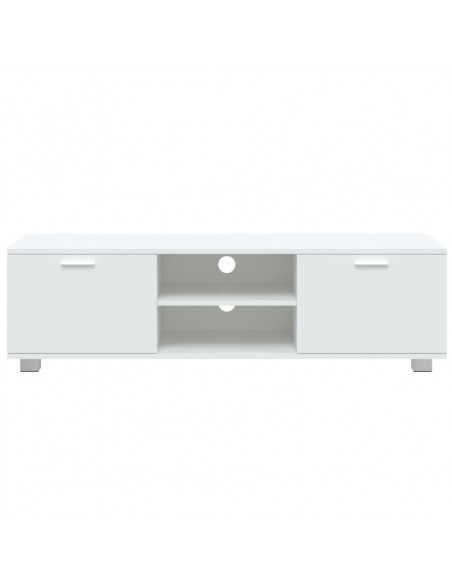 Mobile Porta TV Bianco 140x40,5x35 cm in Legno Multistrato