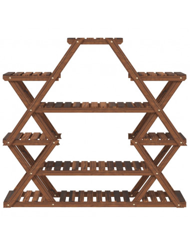 Portafiori 110x25x105 cm in Legno Massello di Abete