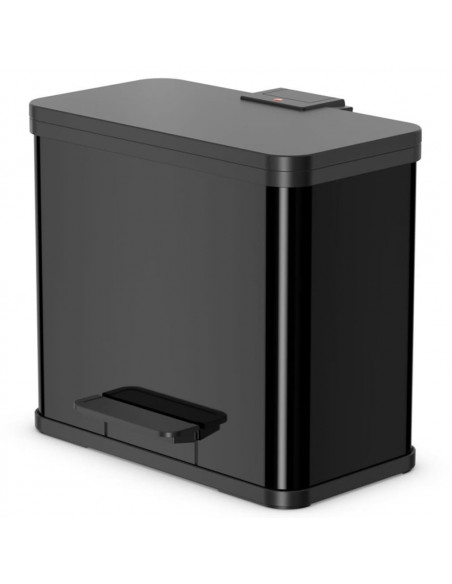 Hailo Pattumiera a Pedale Oko Duo Plus L 17 L+9 L Nera 0630-260