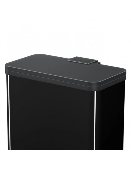 Hailo Pattumiera a Pedale Oko Duo Plus L 17 L+9 L Nera 0630-260