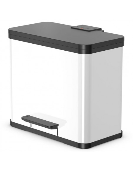Hailo Pattumiera a Pedale Oko Trio Plus L 3x9 L Bianca 0633-230