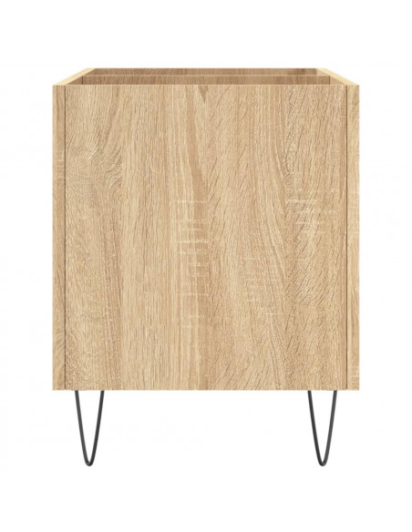 Mobile Porta Dischi Rovere Sonoma 74,5x38x48 Legno Multistrato
