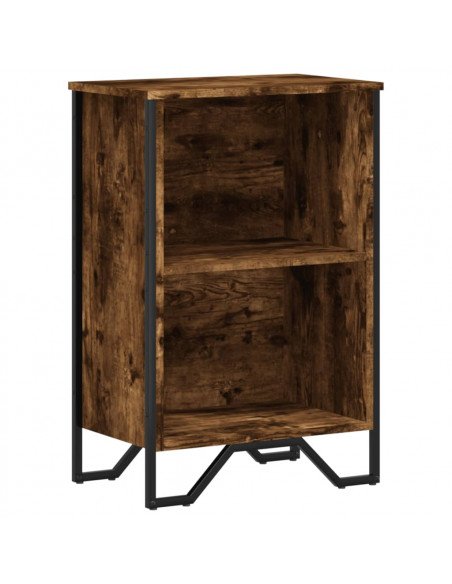 Libreria Rovere Fumo 50x31x74,5 cm in Legno Multistrato