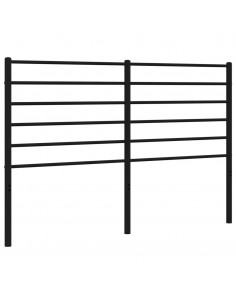 Testiera in Metallo Nero 120 cm 2