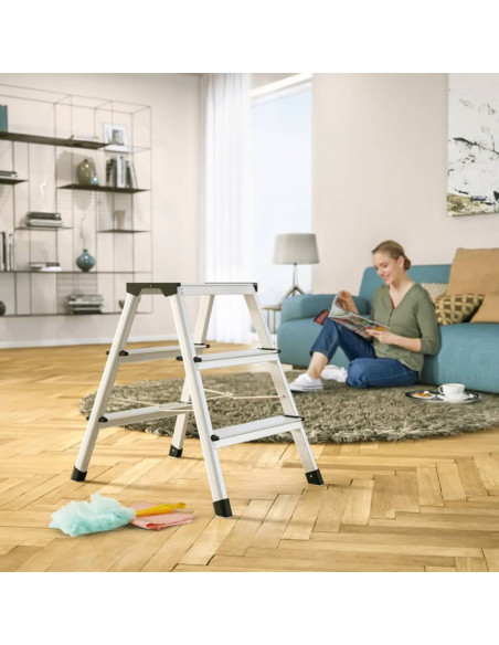 Hailo Scaletta Pieghevole L90 Step-ke 2x3 Gradini 60 cm 4443-701