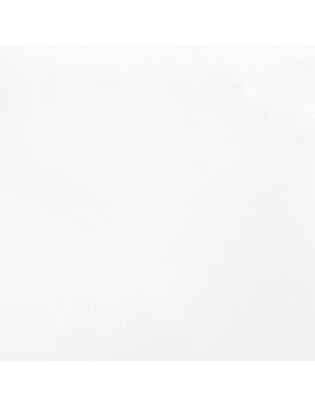 Testiera ad Orecchio Bianco 103x16x118/128 cm in Similpelle