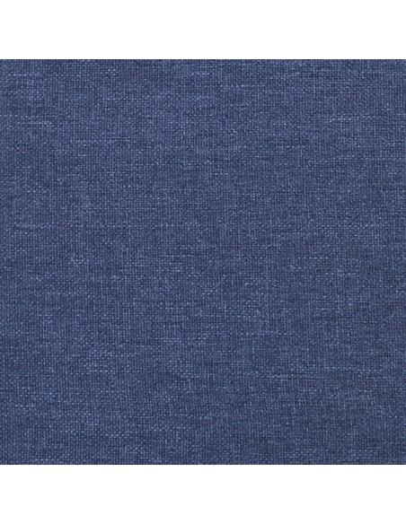 Testiera ad Orecchio Blu 93x16x118/128 cm in Tessuto
