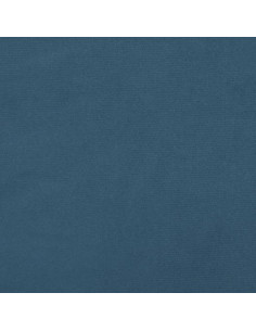 Testiera ad Orecchio Blu Scuro 103x23x118/128 cm in Velluto
