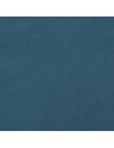 Testiera ad Orecchio Blu Scuro 147x16x78/88 cm in Velluto