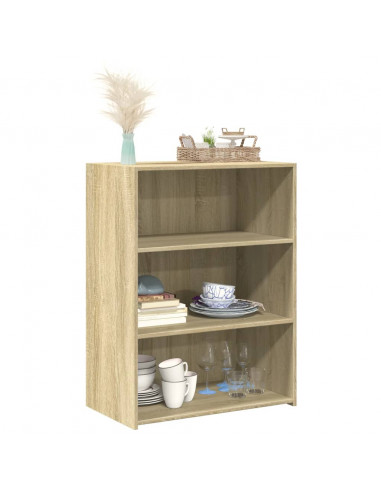 Credenza Rovere Sonoma 70x41x93 cm in Legno Multistrato