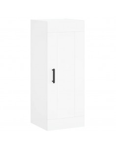 Credenza Bianca 34,5x34x180 cm in Legno Multistrato 2