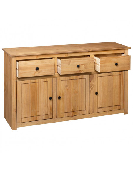 Credenza 135x40x80 cm in Legno Massello di Pino Panama Range