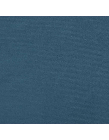 Testiera ad Orecchio Blu Scuro 93x16x78/88 cm in Velluto