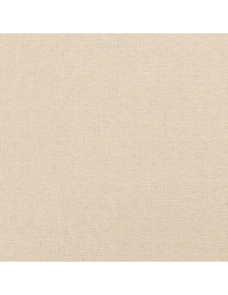 Testiera ad Orecchio Crema 83x16x118/128 cm in Tessuto