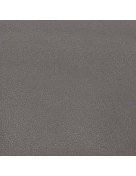 Testiera ad Orecchio Grigio 203x23x118/128cm in Similpelle