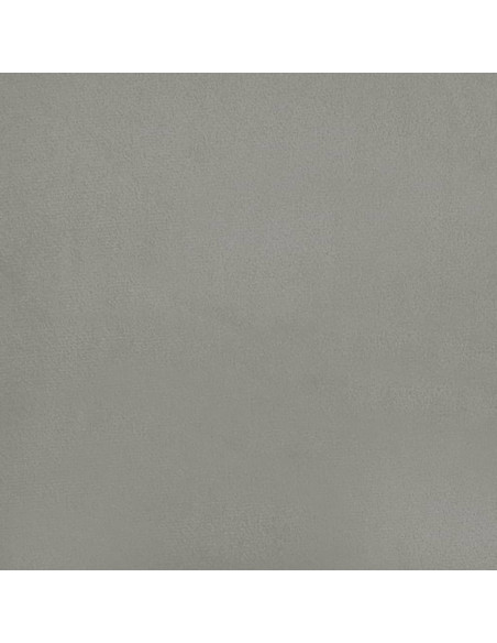 Testiera ad Orecchio Grigio Chiaro 103x16x118/128 cm in Velluto