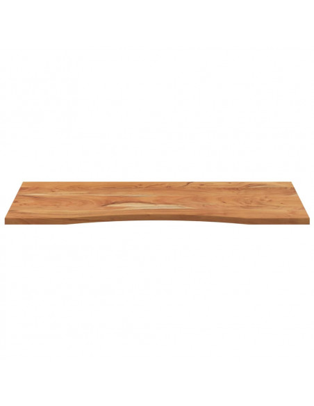 Piano Scrivania 110x50x2,5cm Rettangolare Legno Massello Acacia