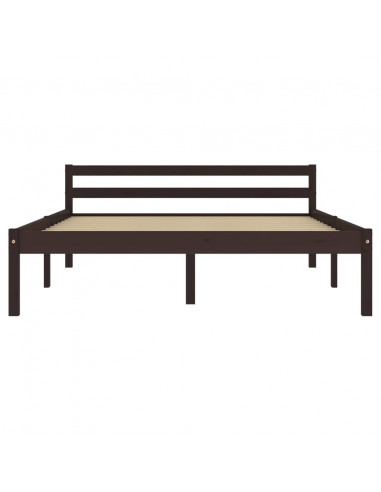 Giroletto Marrone Scuro in Legno Massello di Pino 140x200 cm