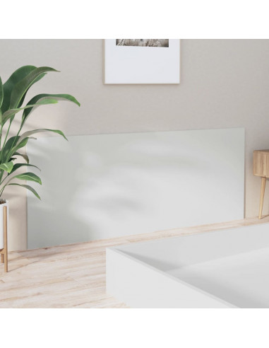 Testiera per Letto Bianco Lucido 200x1,5x80cm Legno Multistrato