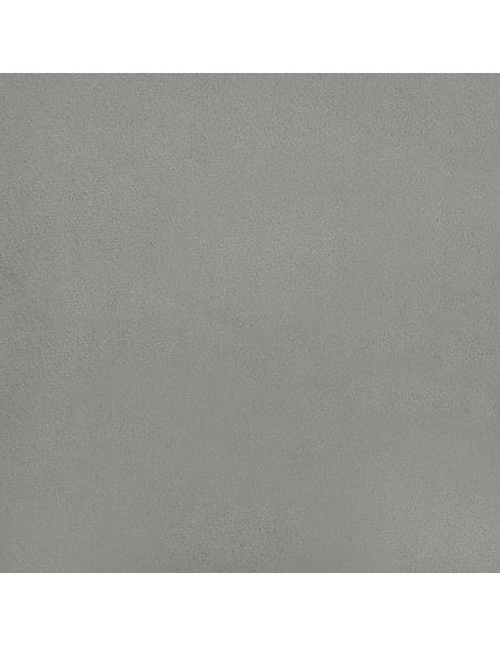 Testiera ad Orecchio Grigio Chiaro 93x16x78/88 cm in Velluto
