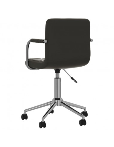 Sedia da Ufficio Girevole Nera in Similpelle