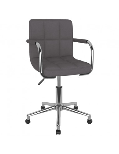 Sedia da Ufficio Girevole Tortora in Tessuto