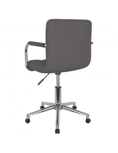 Sedia da Ufficio Girevole Tortora in Tessuto