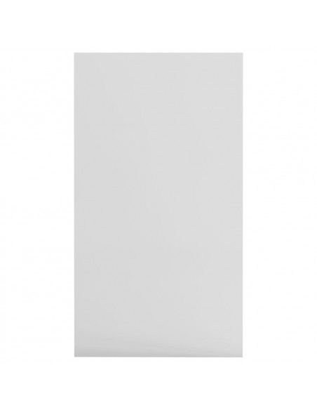 Libreria/Credenza Bianco Lucido 50x25x80 cm Legno Multistrato