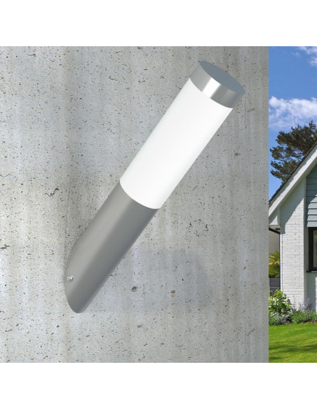 Lampioncino da giardino moderno in acciaio inox per interni ed esterni