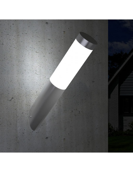 Lampioncino da giardino moderno in acciaio inox per interni ed esterni